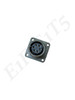 AMPHENOL MS3102R14S-6S 6 POSITION CIRCULAR CONNECTOR CONNECTOR FEMALE SOCKETS SOLDER CUP CLASS R