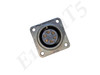 AMPHENOL MS3102A14S-6S 6-POSITION CIRCULAR CONNECTOR FEMALE SOCKETS SOLDER CUPS SIZE 14S,6