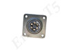 AMPHENOL MS3102A14S-6S 6-POSITION CIRCULAR CONNECTOR FEMALE SOCKETS SOLDER CUPS SIZE 14S,6