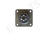 AMPHENOL MS3102A14S-6P 6- POSITION CIRCULAR CONNECTOR 14S,6 #16 SOLIDER PIN