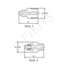 ADAPTER FITTING 1/2 IN MALE NPT X 3/8 MP MALE MA6M8P *LT 25 DAYS*