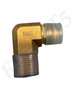 BRENNAN INDUSTRIES 2501-08-08-B MALE ELBOW 08MJIC X 08MNPT 90 DEG BR
