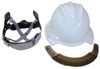 BULLARD AVWHRG HARD HAT FULL BRIM WHITE ABOVE VIEW