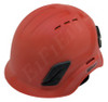 BULLARD C10VRDAMR CLIMING HELMET VENTED ABS POLYCARBONATE 4 POINT RATCHET TYPE 1 CLASS C STYLE RED