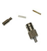 AMPHENOL 031-71014-RFX CONNECTOR RG179-187 RF COAXIAL BNC STR JACK CRIMP-CRIMP