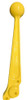 CROSS MANUFACTURING INC 1V1703 VALVE HANDLE YELLOW FITS CROSS BA SERIES