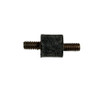 SANDWICH MOUNT 1/4-20 THRD M/M RUBBER CYL