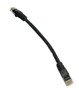 iMBAPrice IC-CAT6-black-0.5-CA ETHERNET CABLE CAT6 6IN BLACK SNAGLESS