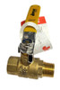 JOMAR JF-100TFM BALL VALVE 3/8 THREADED BRASS,MNPT X FNPT,LOCKABLE LEVEL