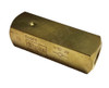 PARKER C400B CHECK VALVE 1/4FNPT BRASS 2000 PSI MWP