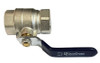 TRIDENT EMERGENCY PRODUCTS 30.056.0 BALL VALVE 1 FNPT NICKEL PLATED BRASS BLUE HANDLE