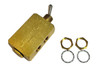 CLIPPARD MJTV-5 AIR VALVE 4 WAY 2 POS 1/8 PORT TOGGLE LEVER