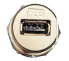 USB FIREWIRE RR-211300-30 BULKHEAD CONNECTOR USB A FEMALE TO A FEMALE