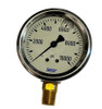 WIKA INSTRUMENTS CORPORATION 213.53 2.5 10000PSI 1/4 L PRESSURE GAUGE 0-10000 PSI 1/4 BOTTOM 2-1/2 DIAL GF 304 SS