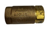 APOLLO VALVES 61-104-01 CHECK VALVE 3/4 FNPT BRONZE BALL-CONE W/.5 PSI SPRING