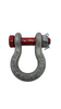 CROSBY G-2130 1019471 ANCHOR SHACKLE 7/16 IN BOLT TYPE GALVANIZED 1-1/2 TON WORKI
