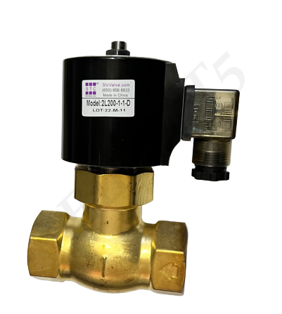SIZTO TECH CORPORATION 2L200-1-1-D SOLENOID VALVE BRASS 1IN,2WAY,12VDC