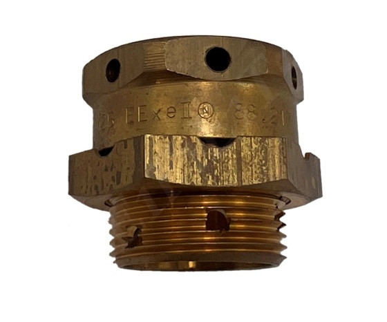 STAHL TRANBURG TEF-7302 CONTROL PANEL PLUG 25MM DRAIN BREATHER BRASS EEX