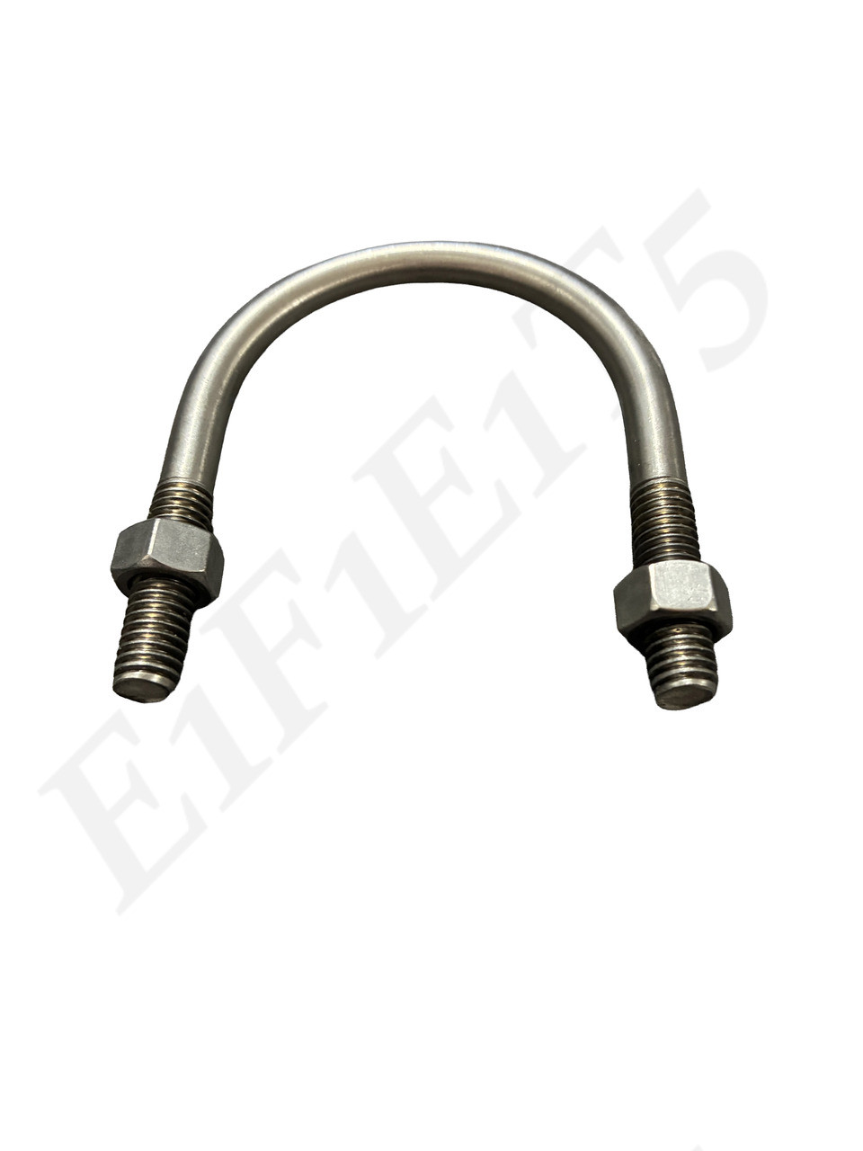 U-BOLT 2 PIPE STAINLESS STEEL 3-1/8 OAL 2-1/2 ID 3/8-16