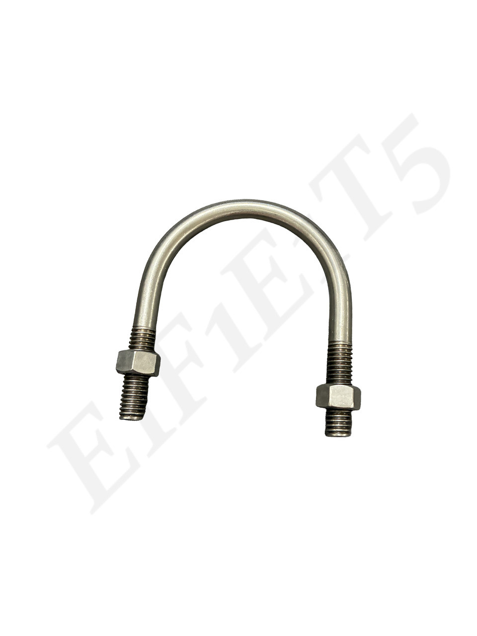 U-BOLT 2 PIPE STAINLESS STEEL 3-1/8 OAL 2-1/2 ID 3/8-16
