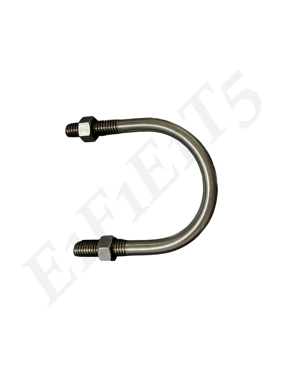 U-BOLT 2 PIPE STAINLESS STEEL 3-1/8 OAL 2-1/2 ID 3/8-16