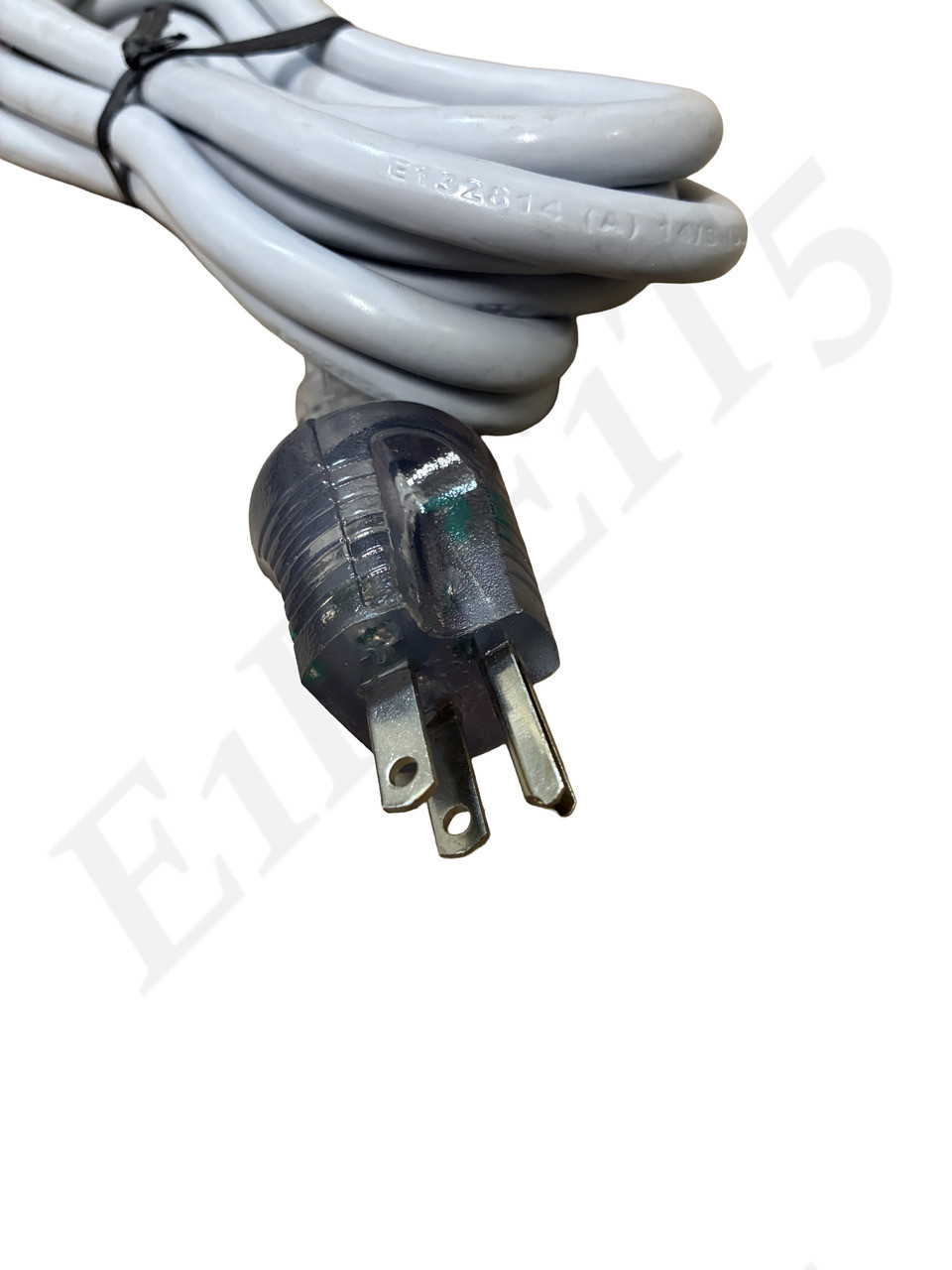 VOLEX INC 17510A 8 B1 POWER CABLE 110VAC 15A 5-15P PLUG STRIPPED ENDS 3 CONDUCTOR SJT CBL 10FT PIGTAIL END