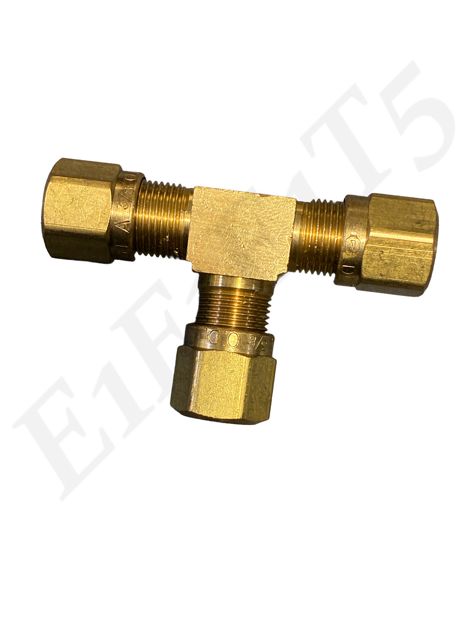 TEE 3/8 OD TUBE D-O-T BRASS COMPRESSION