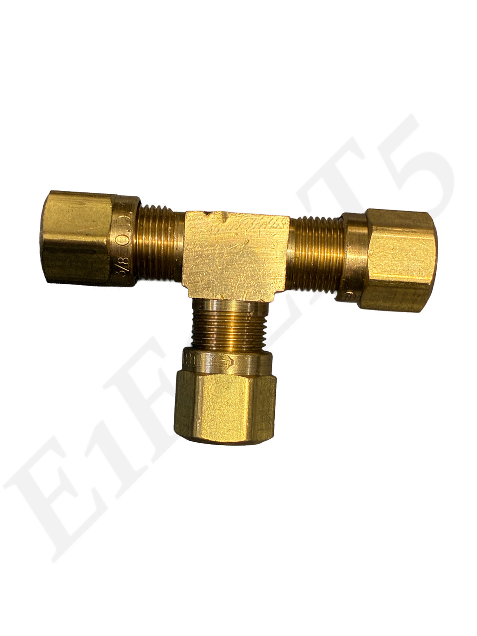 TEE 3/8 OD TUBE D-O-T BRASS COMPRESSION