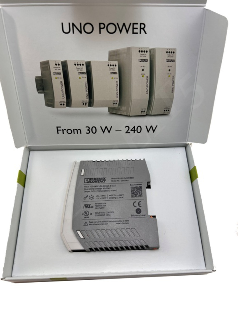 Pheonix Contact 2902991 Power Supply AC/DC 24V@1.25A 85-264V IN Din Rail Mount
