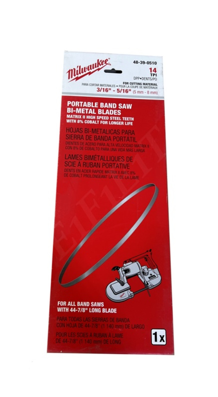 Milwaukee 48-39-0510 Band Saw Blades 14 TPI