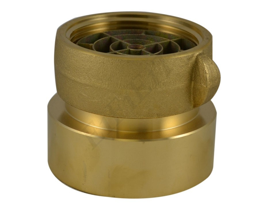 SOUTH PARK SDF3314AB SOUTH PARK NPT F (internal lug) x 2.5" NST F RL DUAL-SWIVEL COUPLING BRASS W/O SCREEN