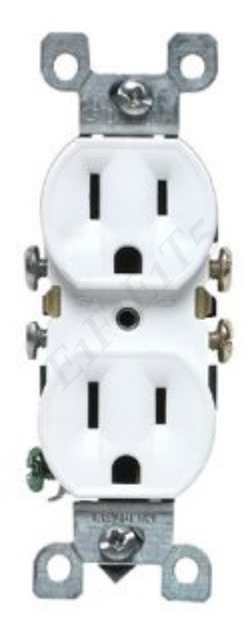 LEVITON M12-05320-WMP DUPLEX RECEPTACLE 15 AMP GROUNDED WHITE