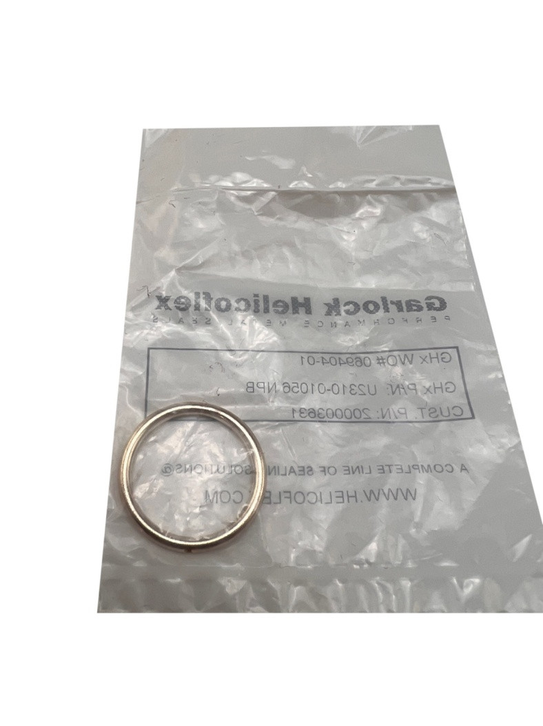 Garlock U2310-01056-NPB Seal Ring SS Silver Coated Cryogenic