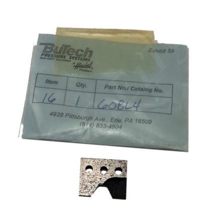 Butech Pressure Systems 60BL4 Coning Tool Blade Size 4