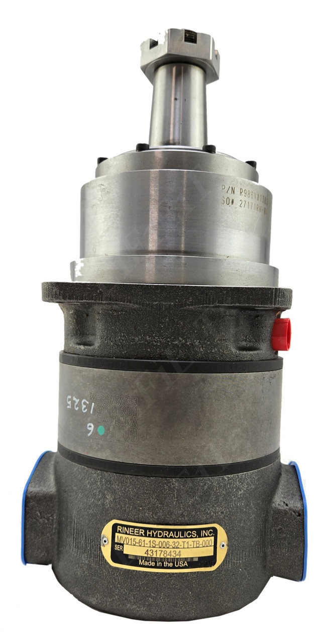 RINEER BOSCH REXROTH MV015-61-1S-006-32-T1-TB-0 HYDRAULIC MOTOR 6 CID R986V01302