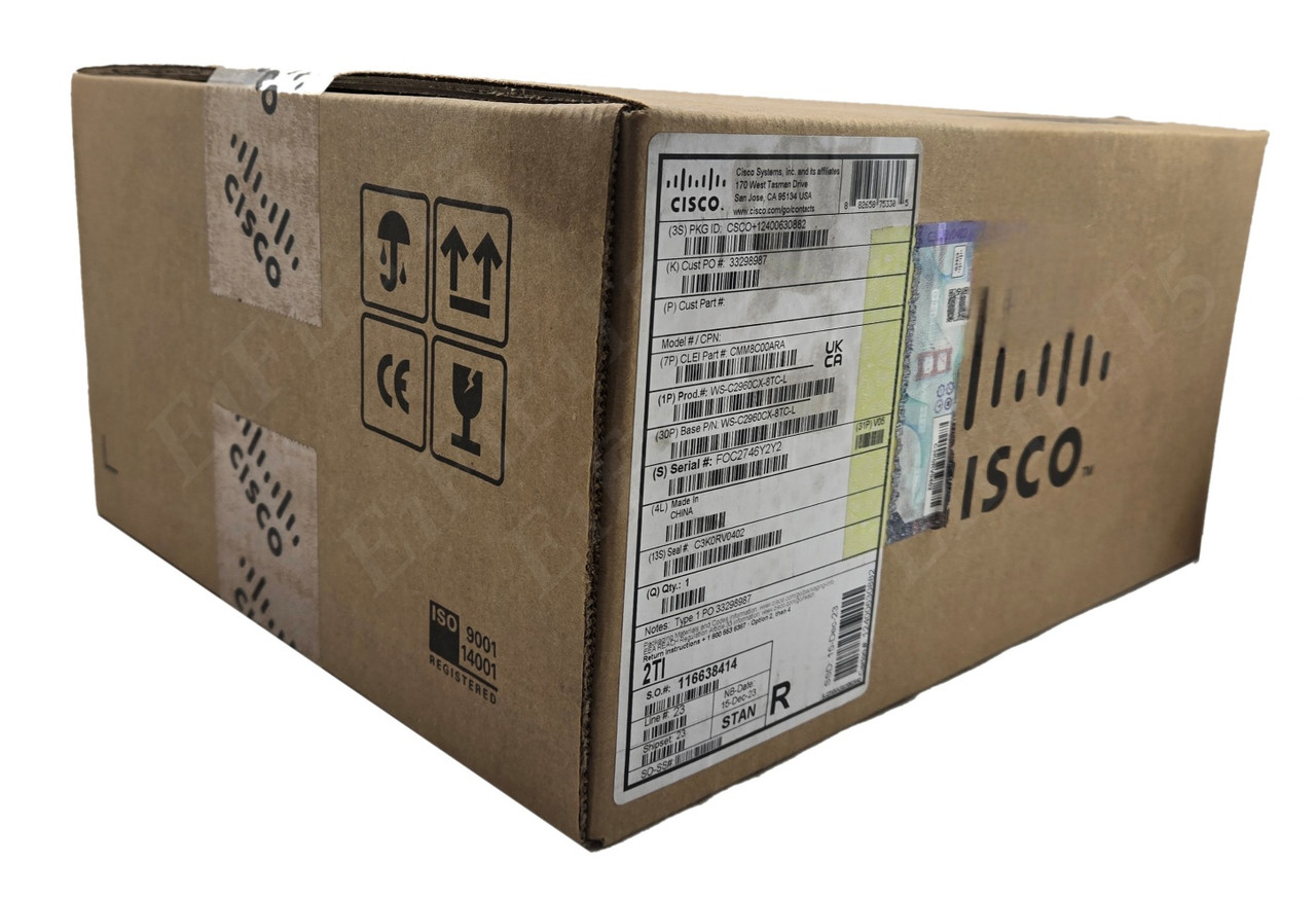 CISCO WS-C2960CX-8TC-L NETWORK SWITCH 8 PORT