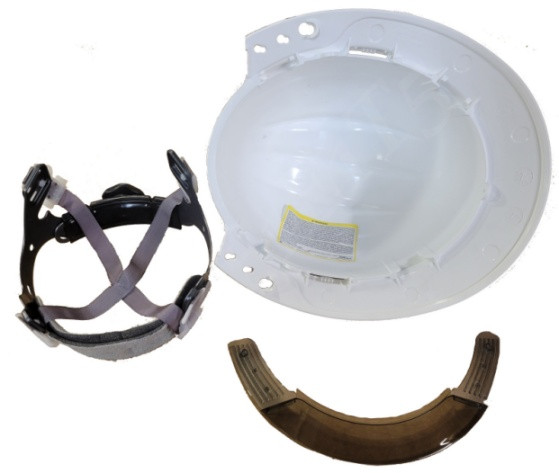 BULLARD AVWHRG HARD HAT FULL BRIM WHITE ABOVE VIEW