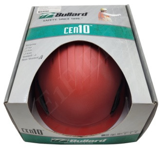 BULLARD C10VRDAMR CLIMING HELMET VENTED ABS POLYCARBONATE 4 POINT RATCHET TYPE 1 CLASS C STYLE RED