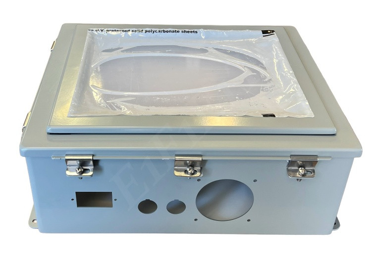 AUSTIN ELECTRICAL ENCLOSURE AB-16146JFCA001 ENCLOSURE 16 X 14 X 6 NEMA TYPE 4X .080'' 5052-H32 ALUMINUM