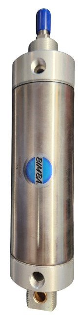 BIMBA D-25318-A-6 AIR CYLINDER 3 IN BORE 6 IN STROKE W/ SS ROD