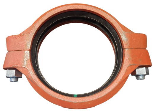 VICTAULIC L060075PE0 PIPE COUPLING MI 6 IN 6.625 OD PIPE TWO 5/8 X 3-1/4 IN BOLT