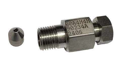 BUTECH PRESSURE SYSTEMS 60A4H4H ADAPTER,1/4MX1/4F HP CONE & THREAD