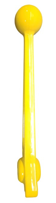 CROSS MANUFACTURING INC 1V1703 VALVE HANDLE YELLOW FITS CROSS BA SERIES