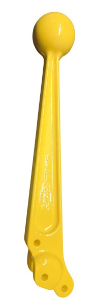 CROSS MANUFACTURING INC 1V1703 VALVE HANDLE YELLOW FITS CROSS BA SERIES