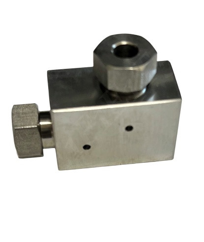 BUTECH PRESSURE SYSTEMS 60L4 ADAPTER 1/4FX1/4F HP CONE & THD 90deg