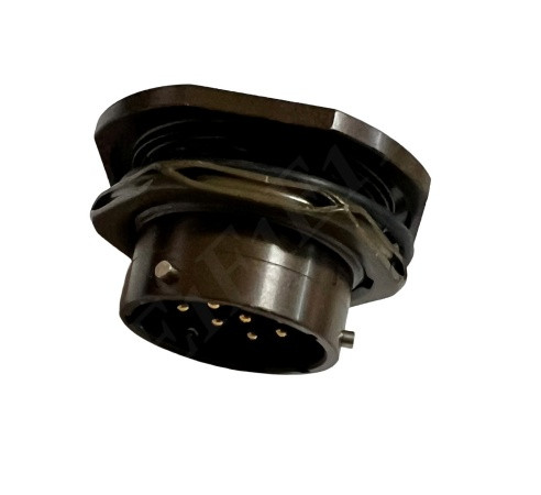 JUPITER SOURIAU 851-07A16-8P50 74R5288 MALE CONNECTOR 8 PIN BULKHEAD