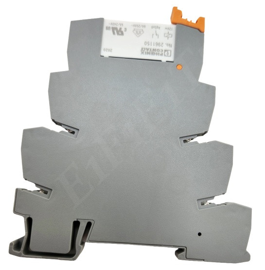 PHOENIX CONTACT 2966906 DIN RAIL RELAY 12V DC SPDT TYPE PLC SERIES