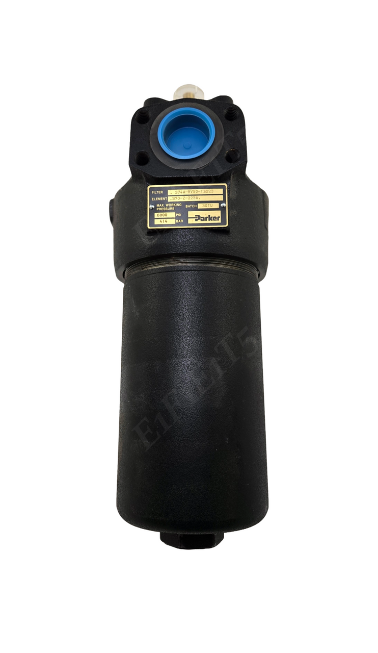 PARKER 374A-BV50-TZ223 HYDRAULIC FILTER HIGH PRESSURE 1.50 CODE 61 75PSI INDICATOR