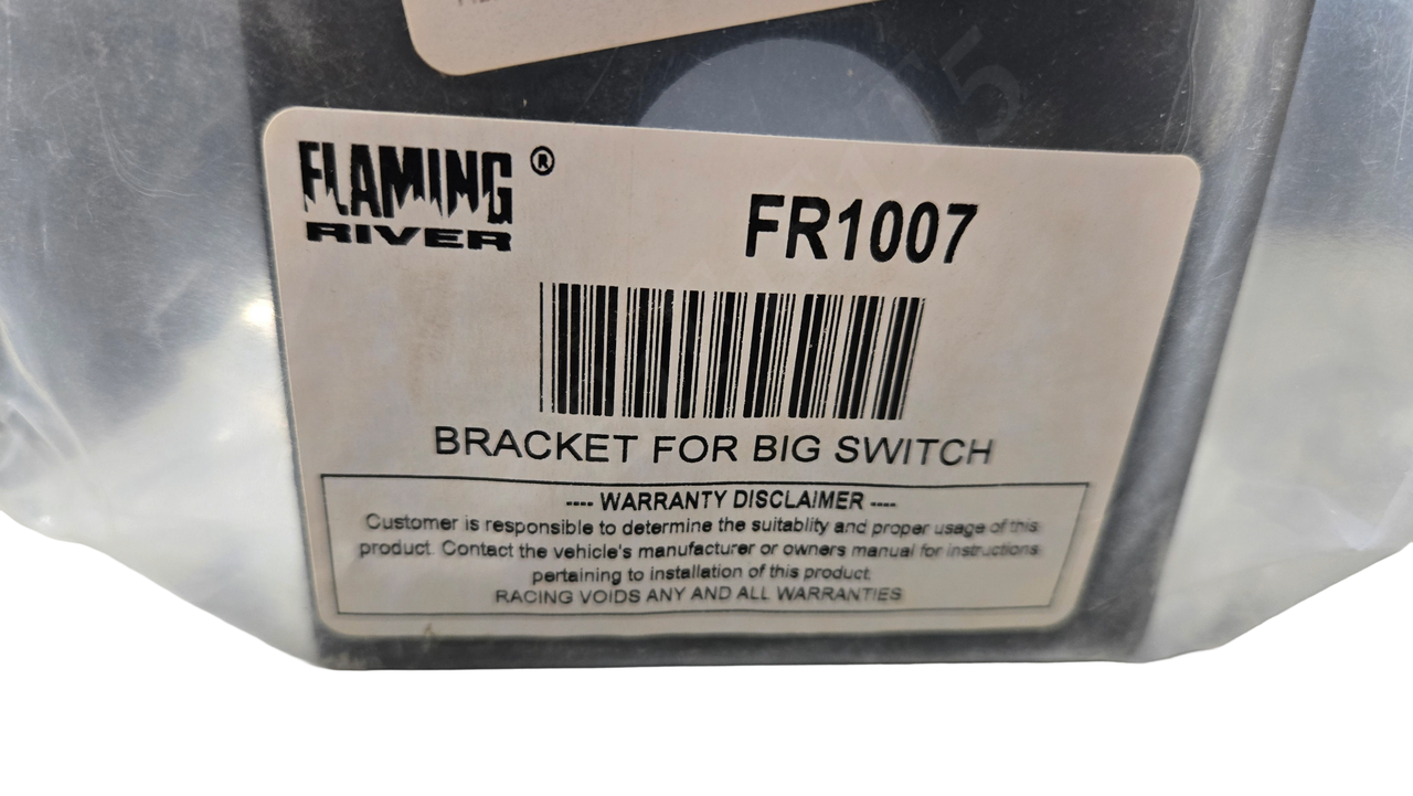 FLAMING RIVER FR1007 BATTERY DISCONNECT SWITCH BRACKET