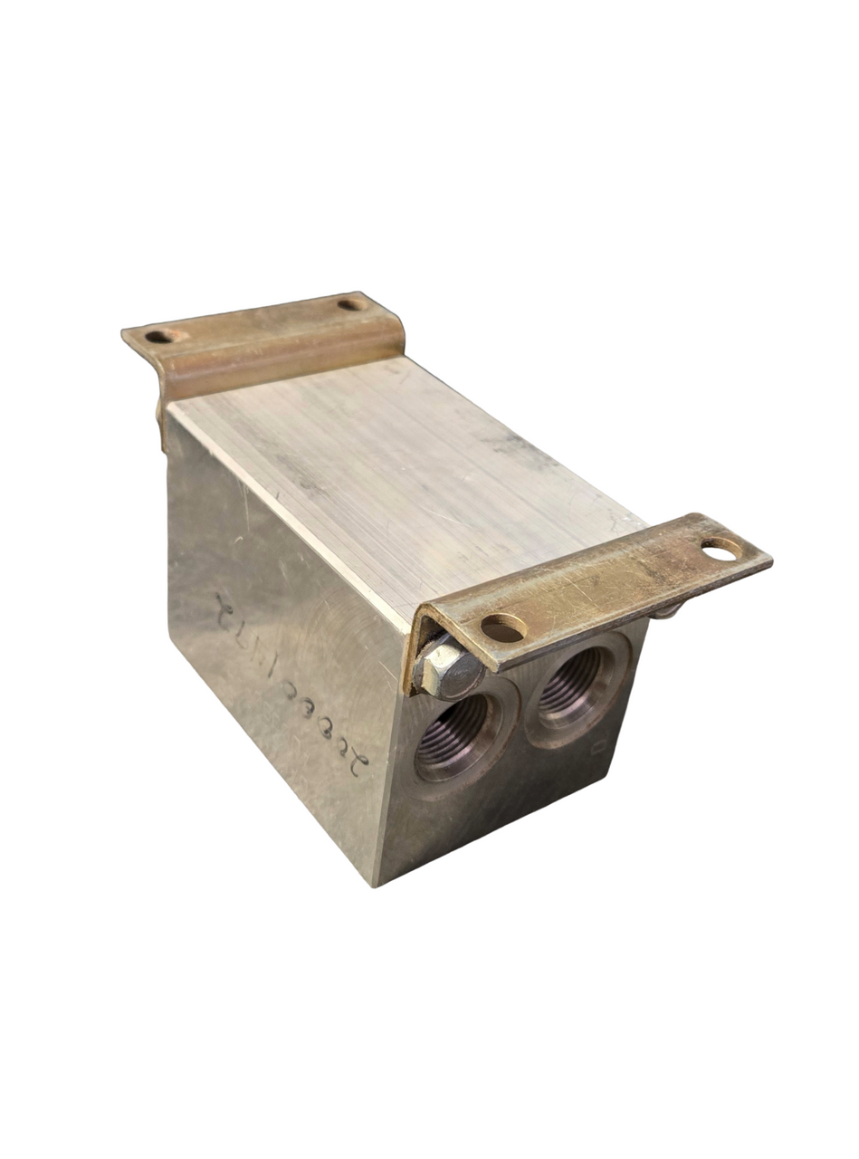 DAMAN AD03S022S HYDRAULIC MANIFOLD DO3 DUAL STATION ALUMINUM